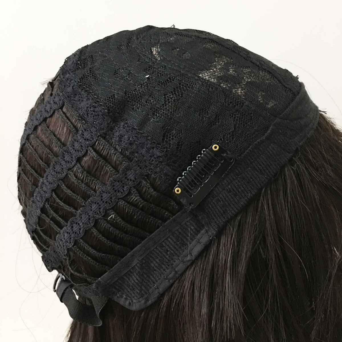 nevermindyrhead Women Black Short Straight Bob Fringe Bangs Layered Wig