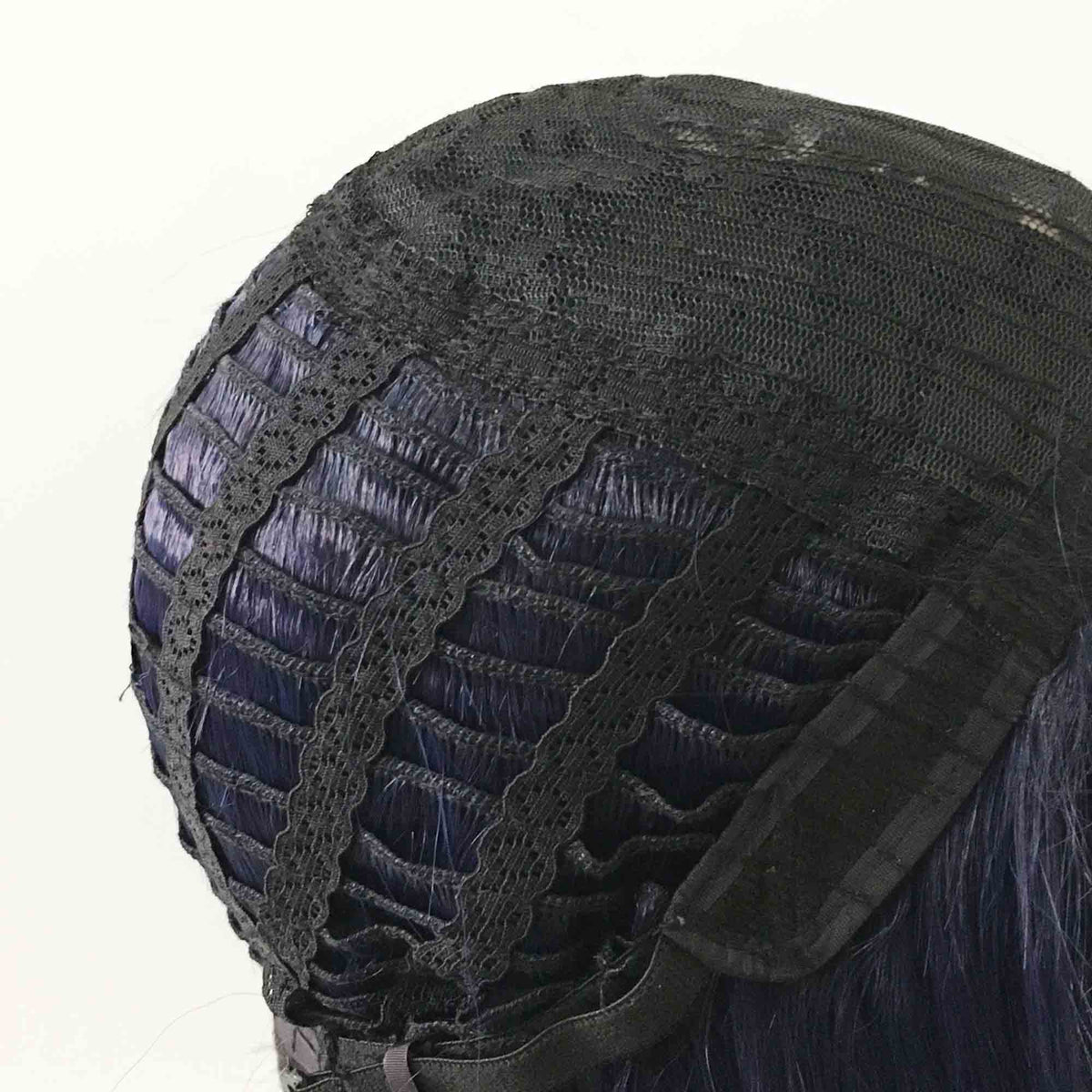 nevermindyrhead Women Navy Short Straight Bob Fringe Bangs Cosplay Wig